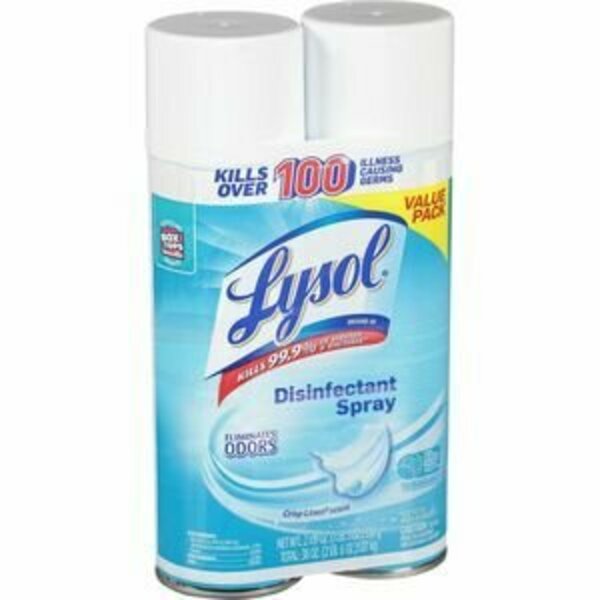 Lysol Spray, Disinf, Crsplin, 2PK RAC99608